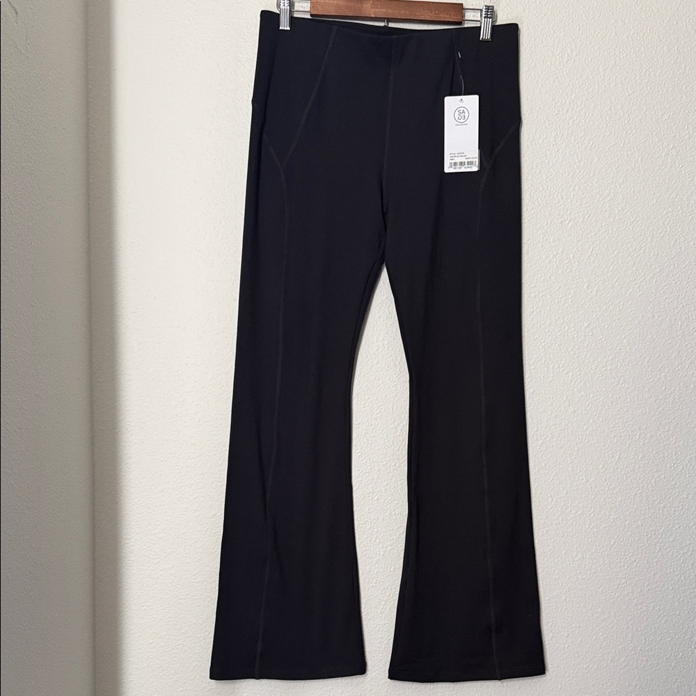 Sage Collective Flare Black Leggings